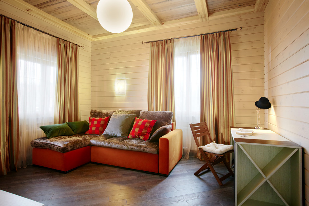 Дом из клееного бруса в стиле Прованс