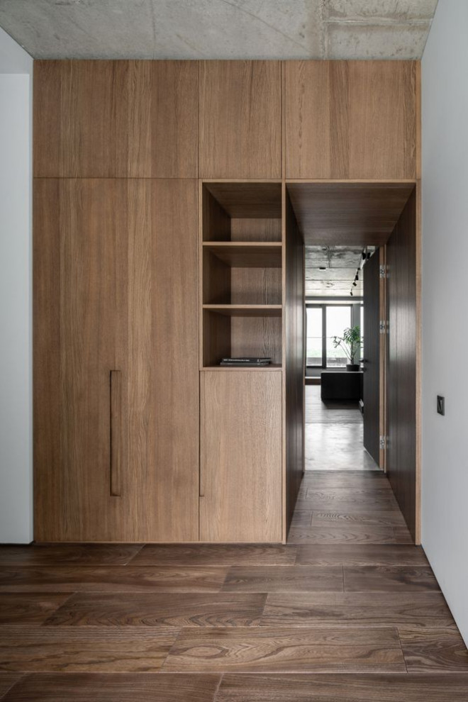 Inspiration for a modern storage and wardrobe in Sydney.