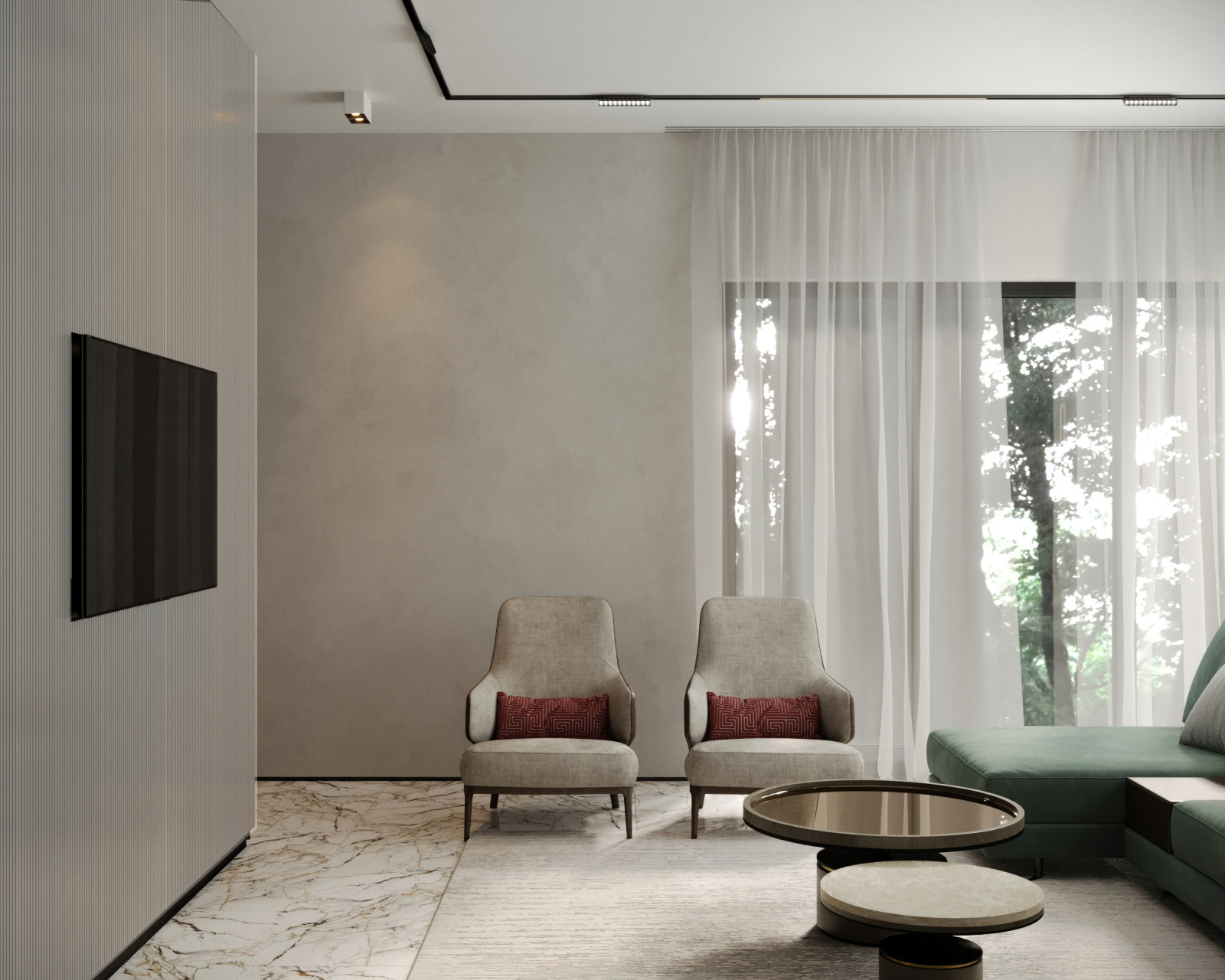 Загородный дом, минималистичный и строгий