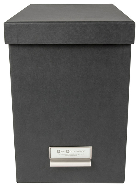 John Lidded File Box Files Not Included Canvas Contemporary Storage Bins And Boxes By Bigso Box Of Sweden Inc