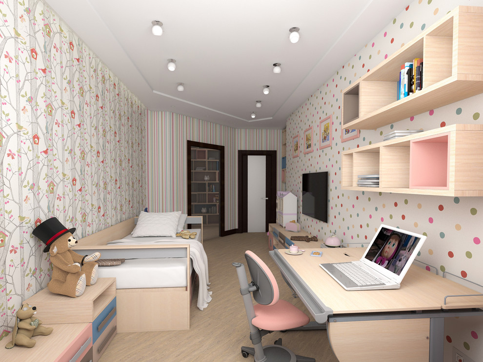 Детская для девочки и детская для мальчика. Визуализация.