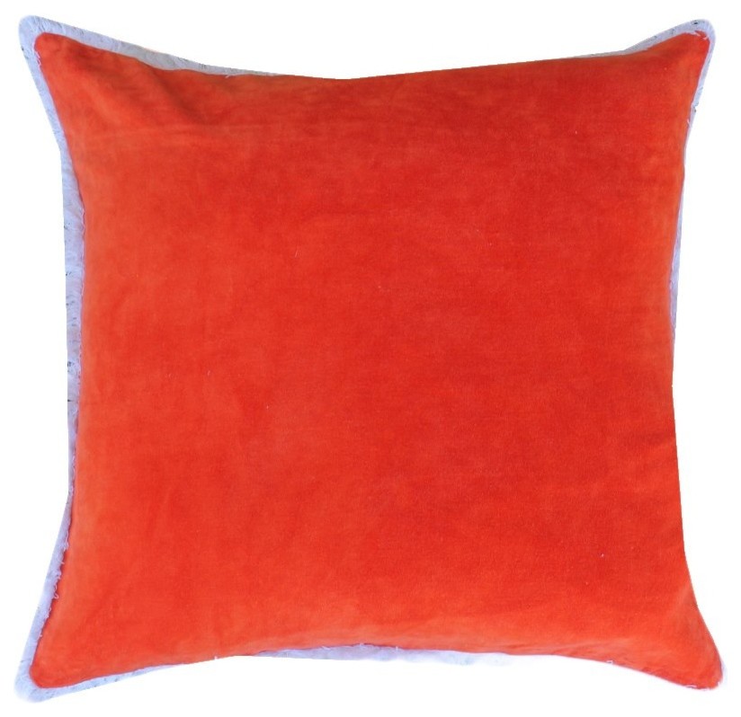 Eryn Handcrafted Designer Velvet Throw Pillow