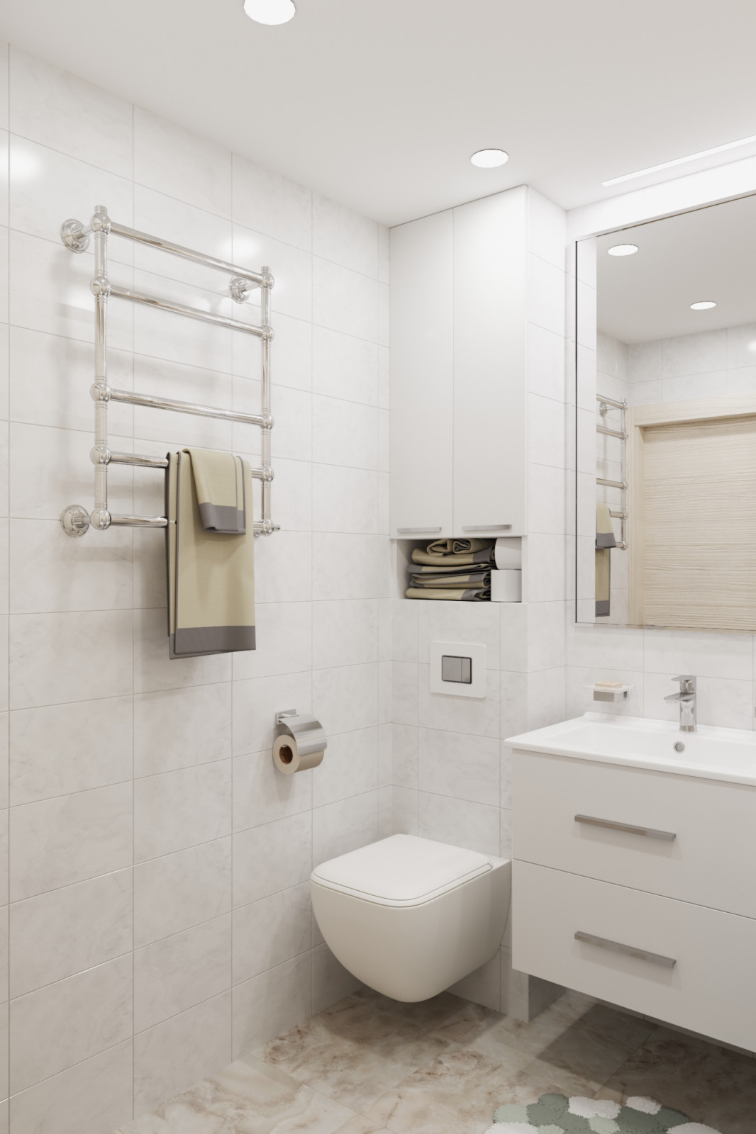 Квартира со вкусом для семьи из 3-х человек