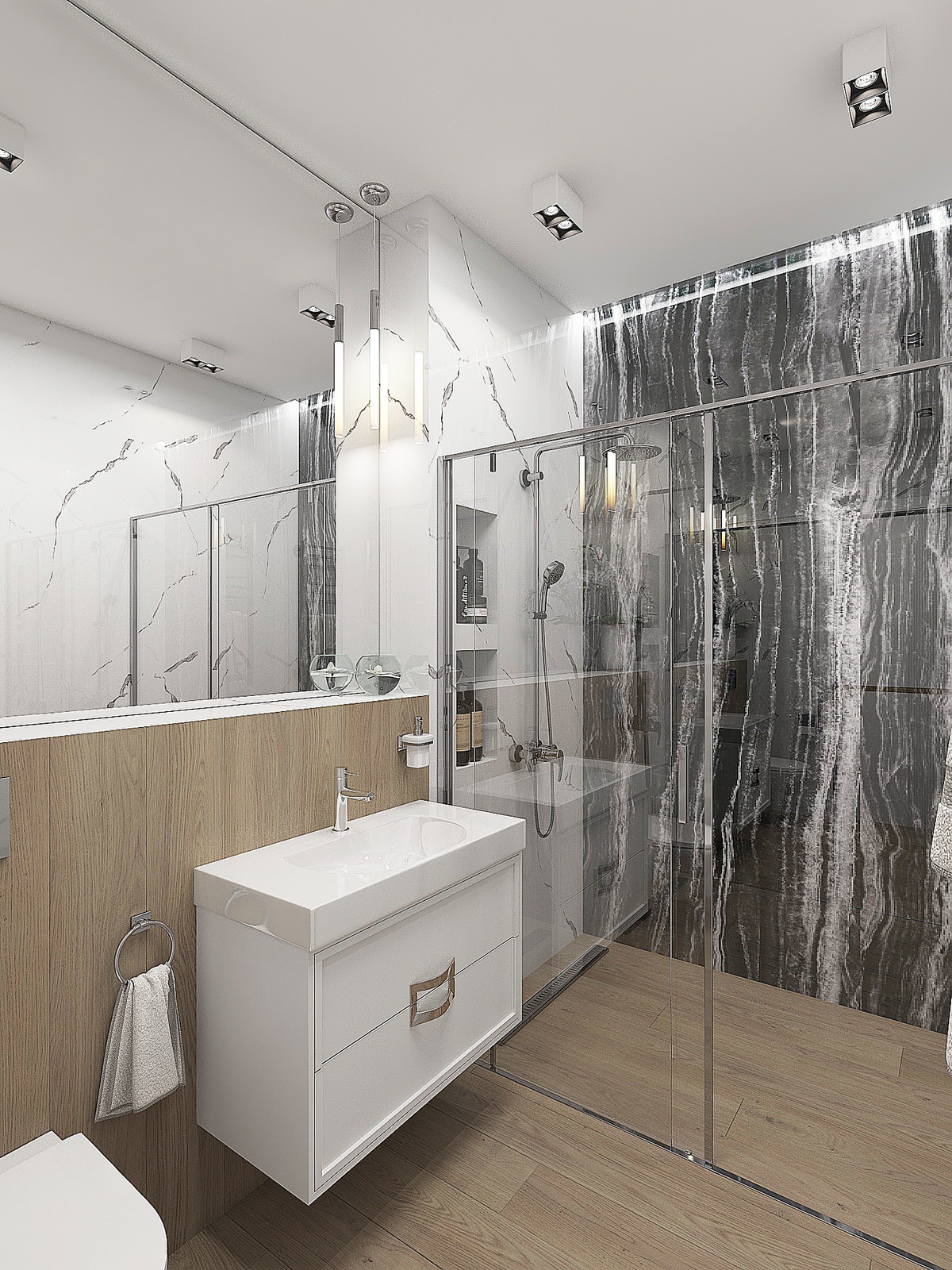 Проект в коттеджном посёлке Каменки