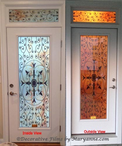 Custom Window Films And Privacy Stained Gl Decorative Window Films By Mary Anne Abrams Wi