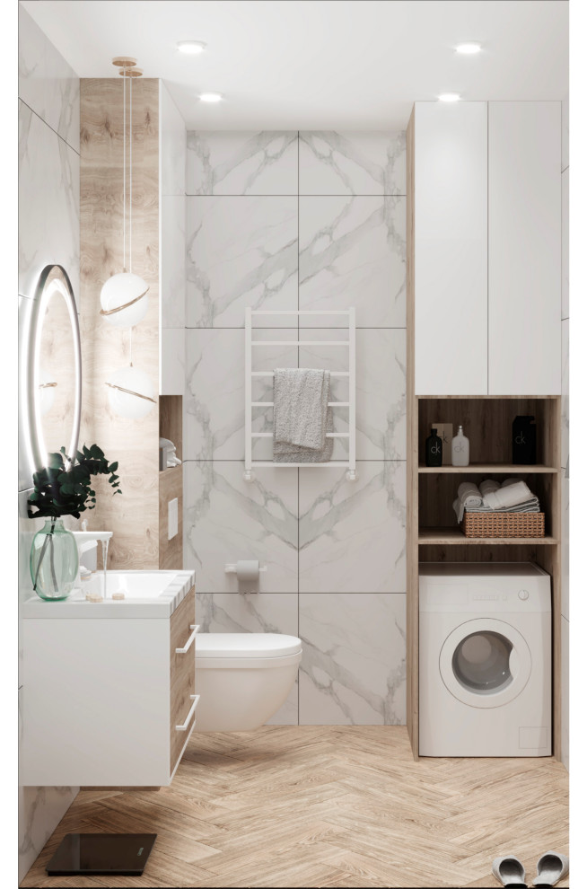 Двухкомнатная квартира в нейтральных тонах