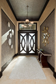 Dramatic Foyer sparkles - Contemporary - Entry - Other 