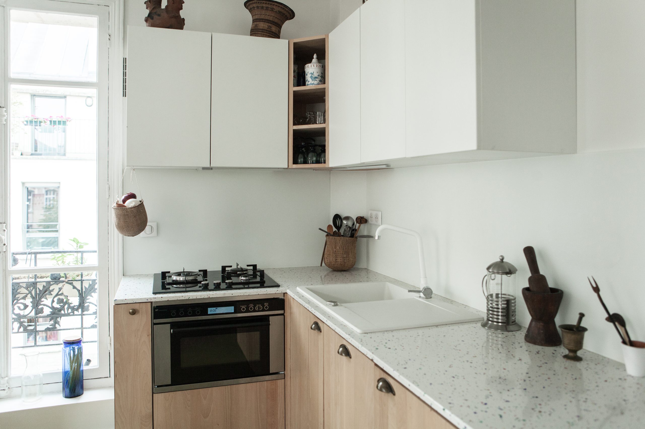 Rénovation totale d'un appartement alliant ancien et contemporain