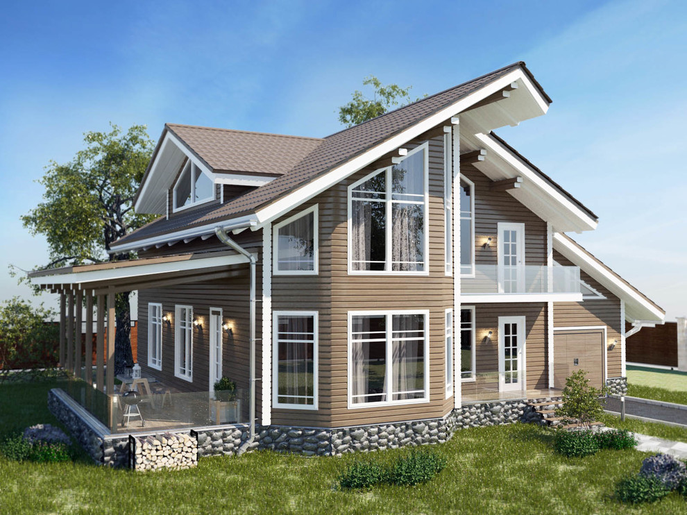 ПРОЕКТ ДОМА ИЗ КЛЕЕННОГО БРУСА