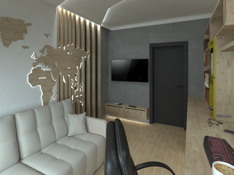 Рабочий кабинет для мужчины