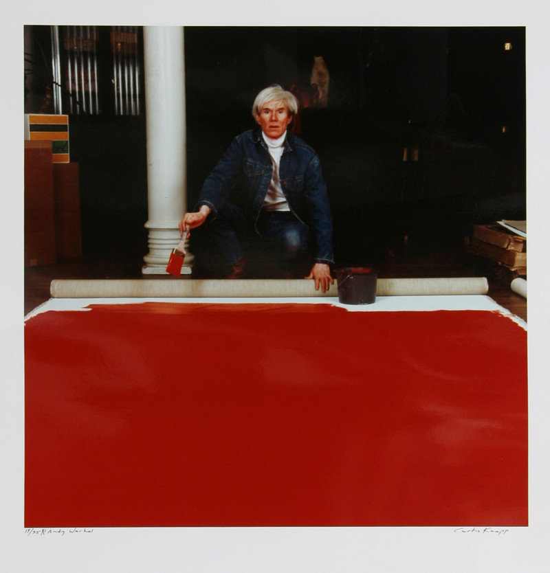 Curtis Knapp, Andy Warhol Red Series 1, Color Photograph