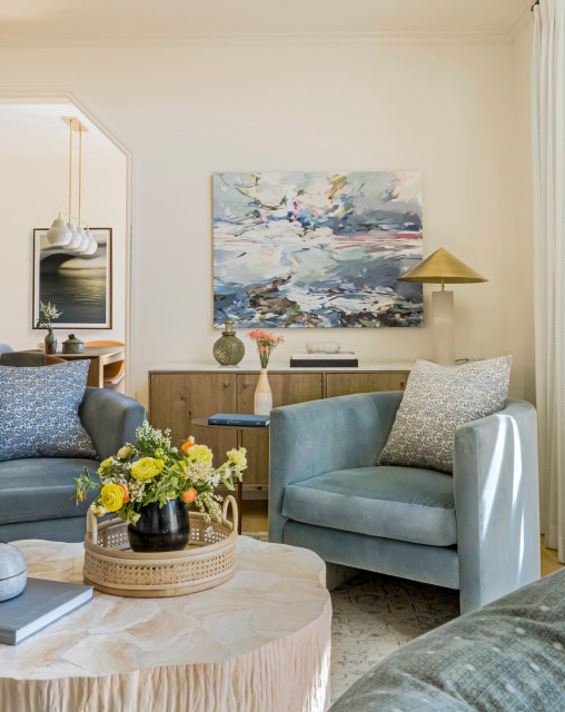 Mill Valley Fresh Contemporary Living Room San Francisco by