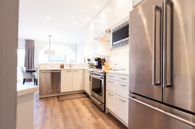 Waterfront Condo transitional-kitchen