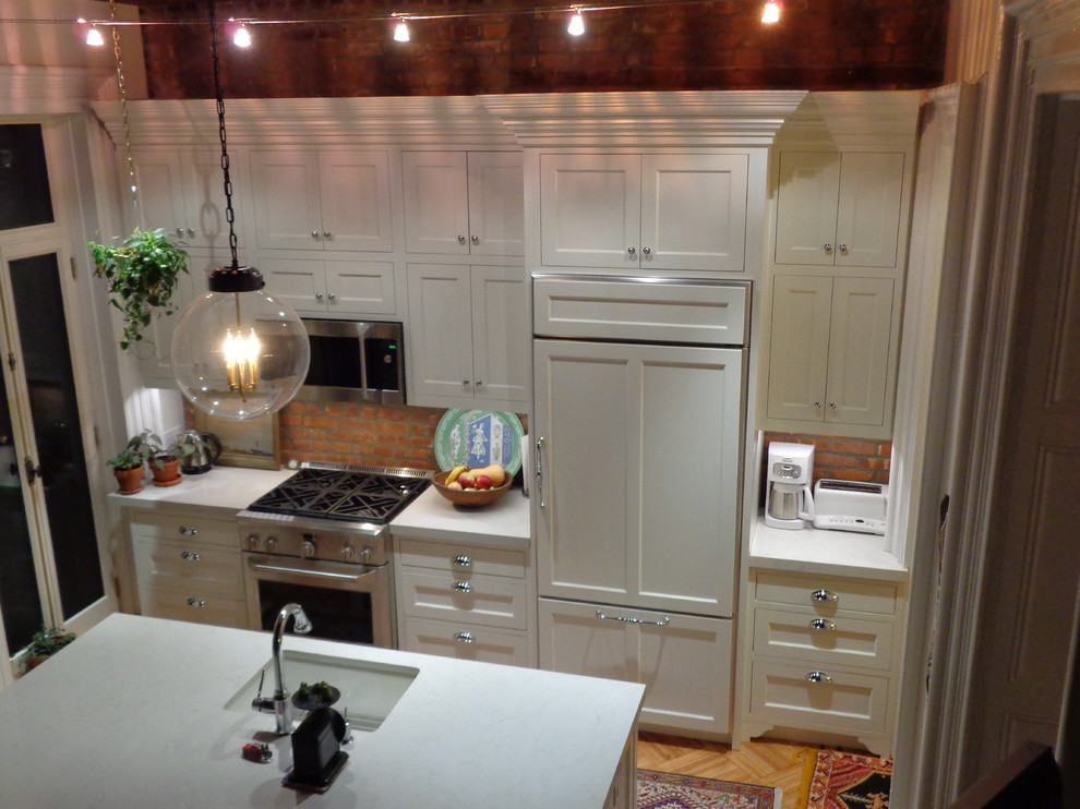 Brooklyn Transitiontal - Transitional - Kitchen - New York ...