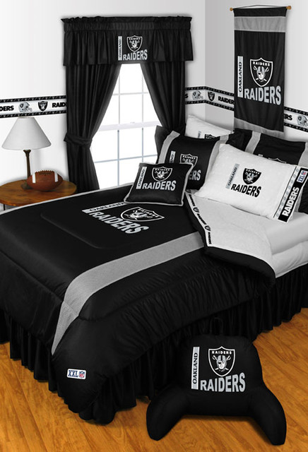 Nfl Oakland Raiders Bedding And Room Decorations Modern