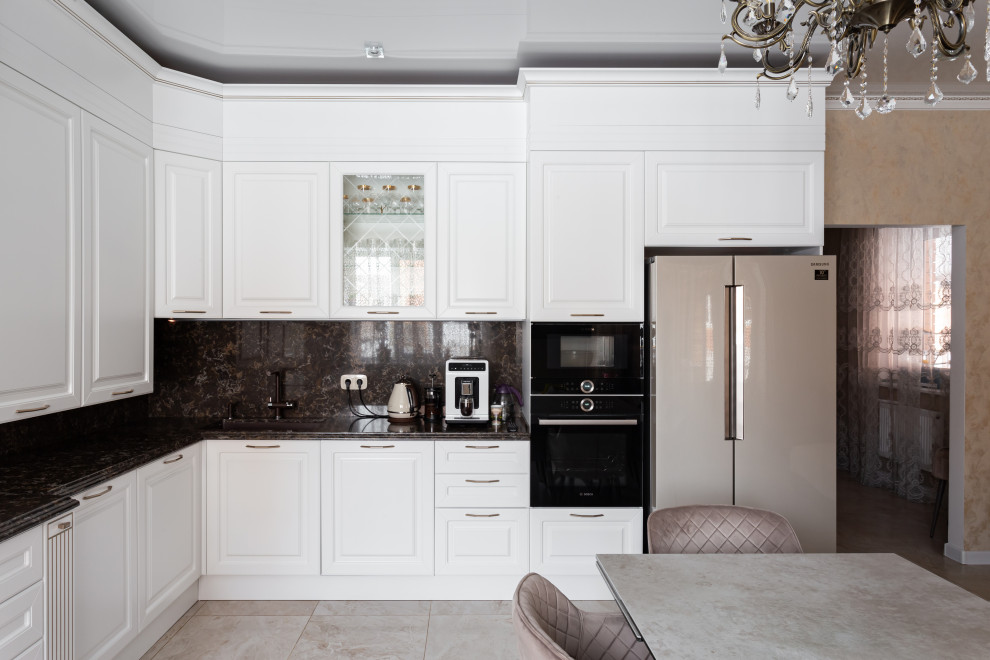 Угловая классическая кухня в КП Загорянка парк