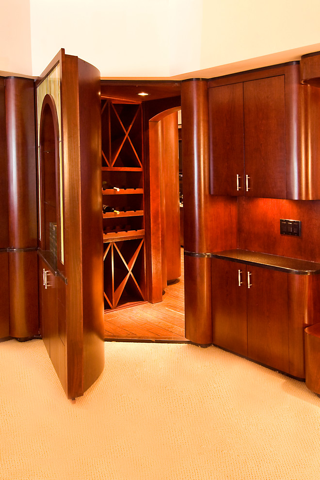 Secret Room Contemporary Basement Denver by Adams Custom