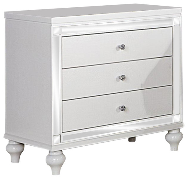 In this video i'm going to show you how to easily mirror out nightstands, it's a lot easier than i thought it would be. acevo modern mirrored nightstand bright white
