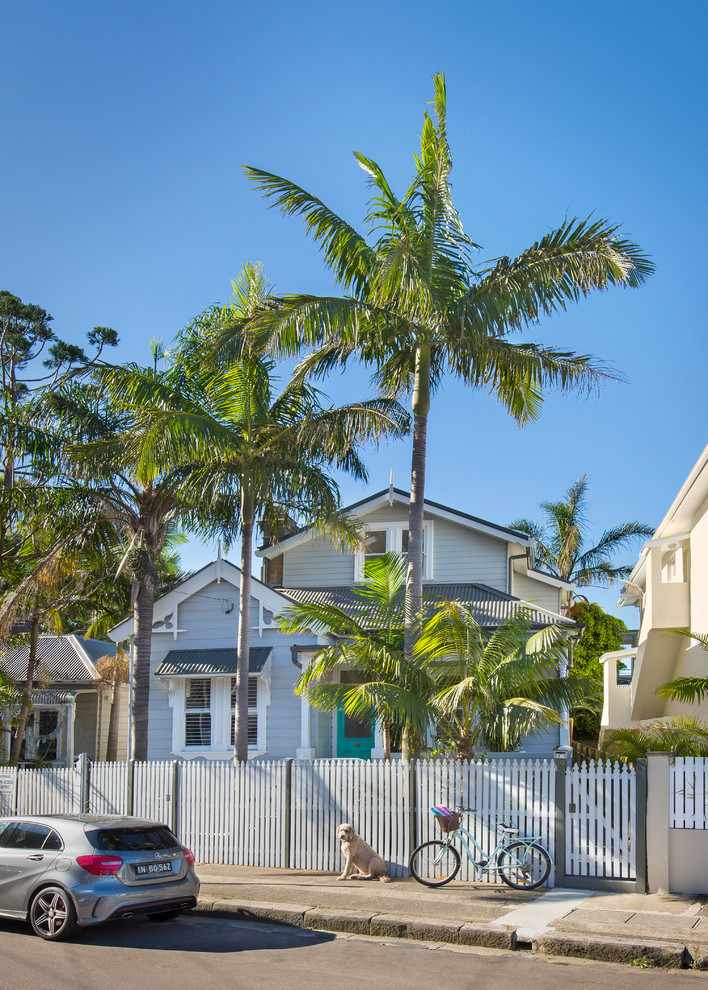 Photo of a small beach style exterior in Sydney.