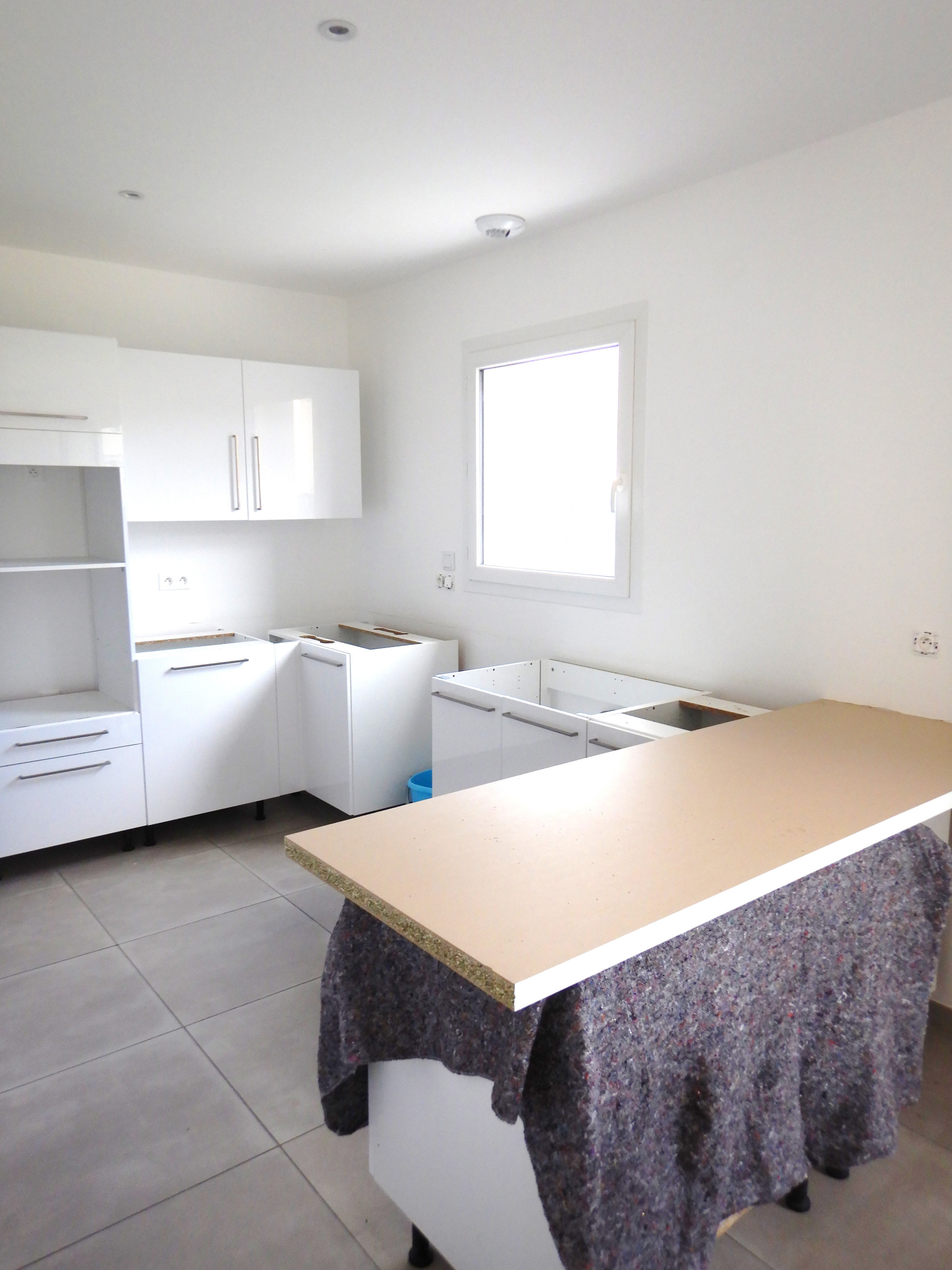 CUISINE: agencement d'une verrière: rénovation de l'existant