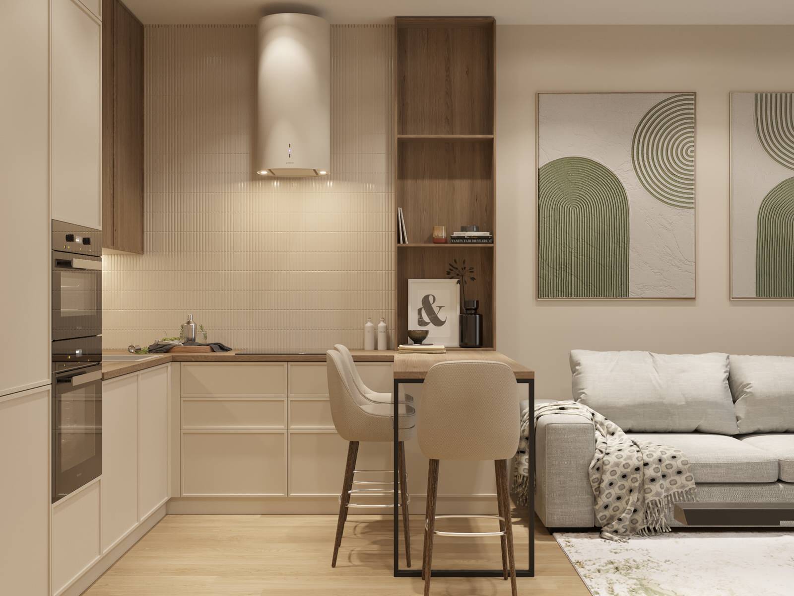 Мягкий нтерьер для леди.