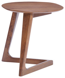 Flint Modern Wooden End Table Walnut Midcentury Side Tables And Flint Modern Wooden End Table Walnut Midcentury Side Tables And By Miami Furniture