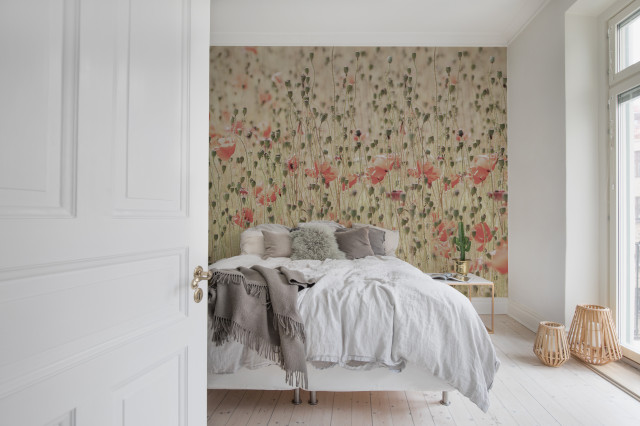 Poppies scandinavian-bedroom