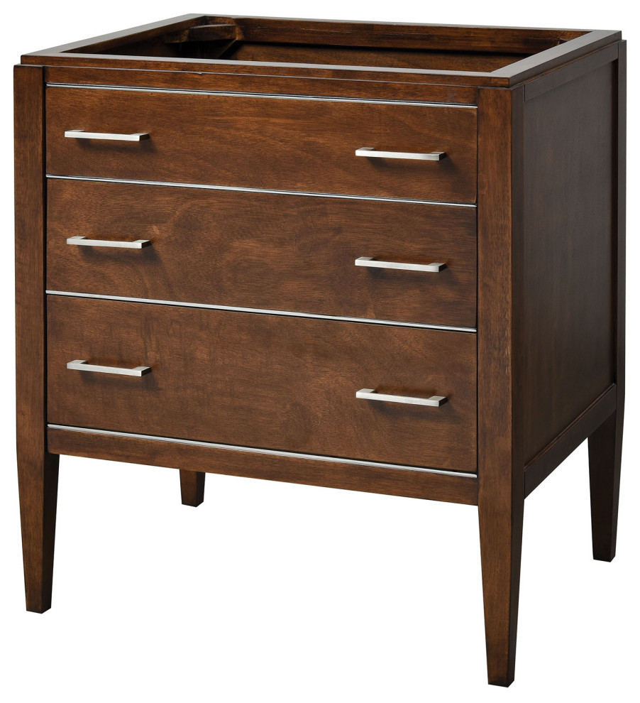ELK Home VMANHATTAN30WA Manhattan 30" Vanity, Walnut Transitional