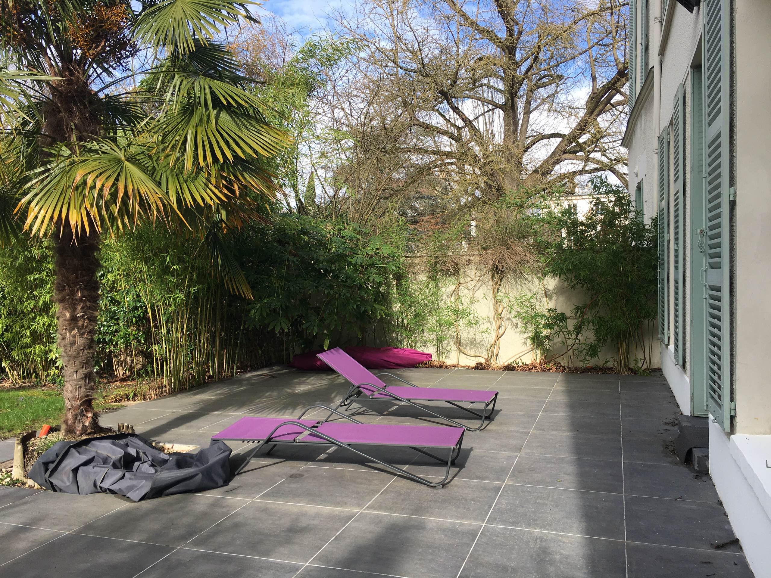 Réalisation d'un jardin tropical