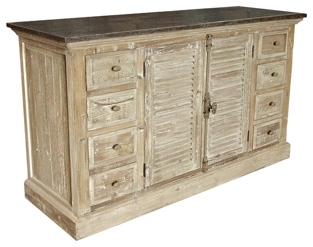 French Provincial Louvered Doors White Wash Sideboard Traditional French Provincial Louvered Doors White Wash Sideboard