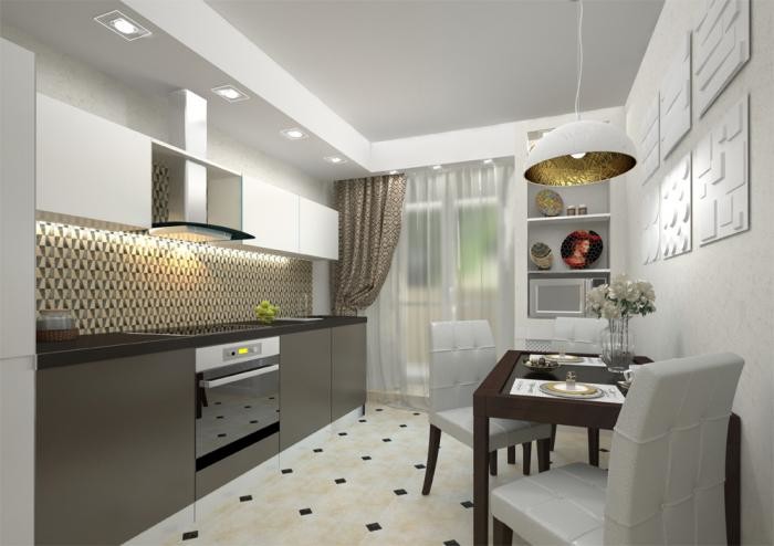 Проект квартиры "Пленительный белый"