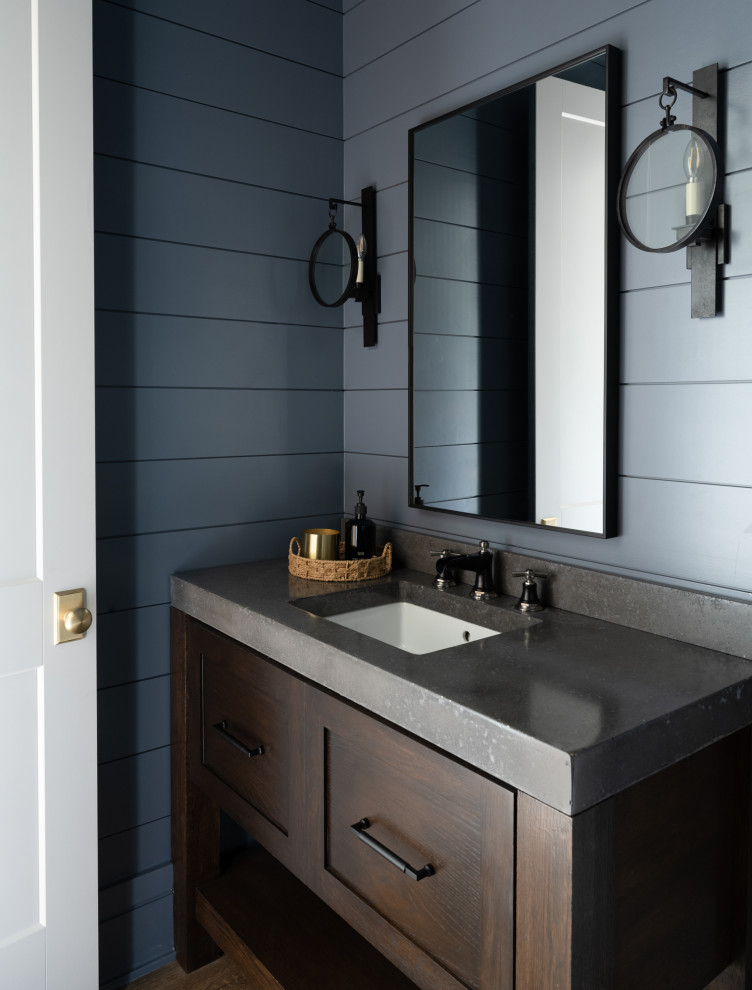 Building Powder Room North Penn New Build - Powder Room - Indianapolis - by Hoskins Interior ...