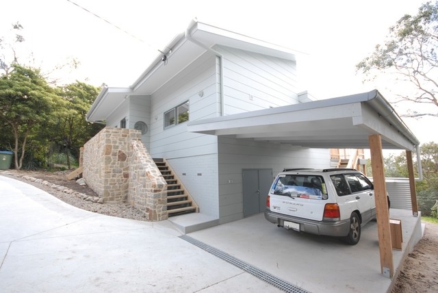 Burns House contemporary-fasad