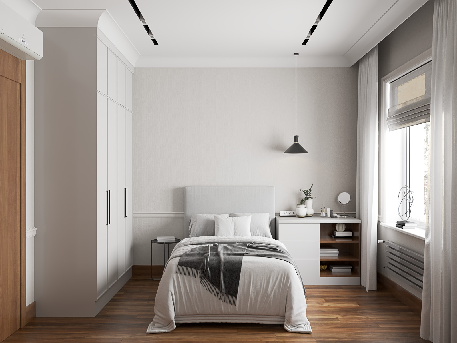 Визуализация трехномнатной квартиры для студии EEDS