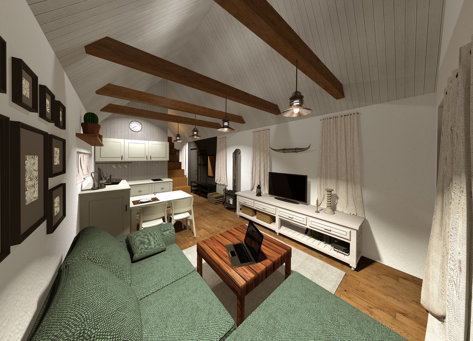 Домик на озере