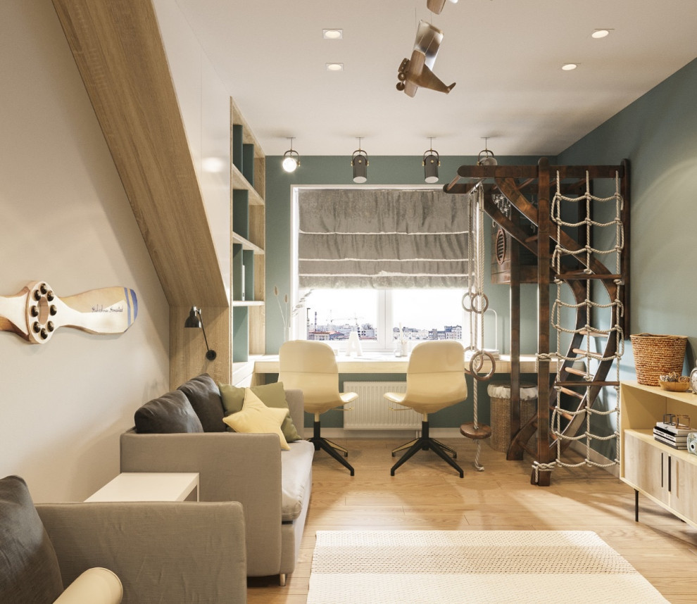 Шуваловские Высоты. Квартира для семьи с тремя сыновьями