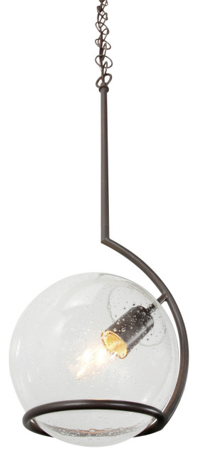 Varaluz 243M01MB 1-Light Mini Pendant Watson Metallic Bronze