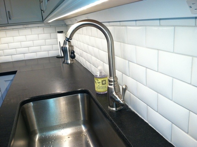 Inspiration for a transitional kitchen remodel in Chicago