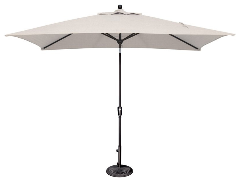 Simply Shade Catalina 120" Octagon Push Button Tilt Umbrella Black