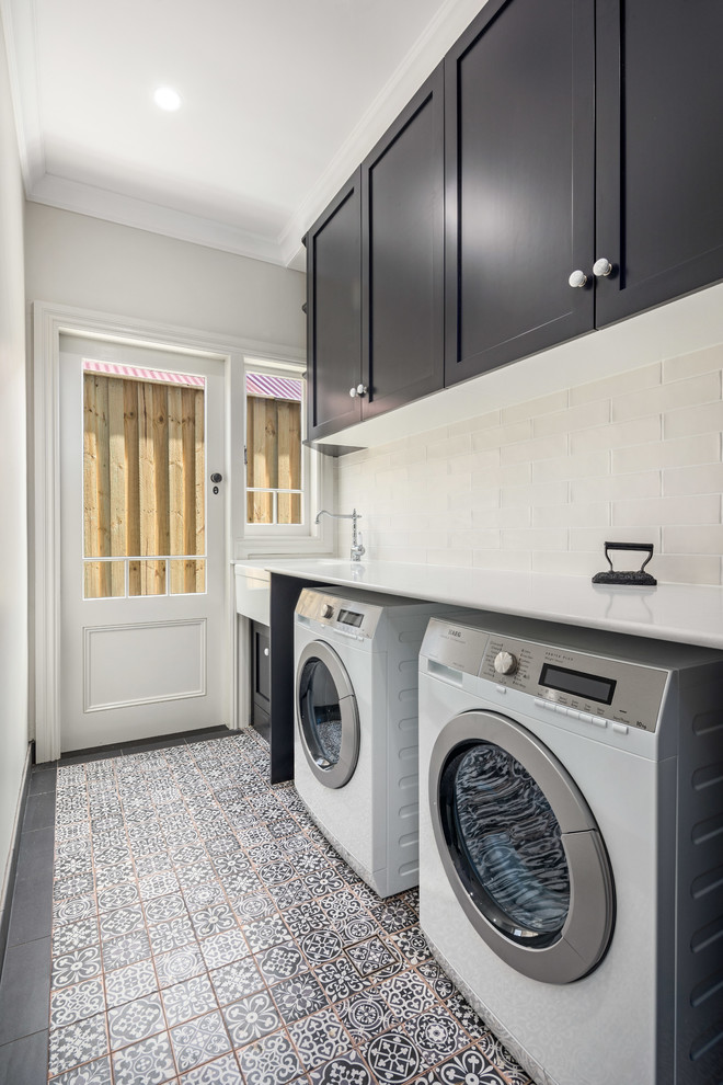 Traditional laundry room in Sydney.