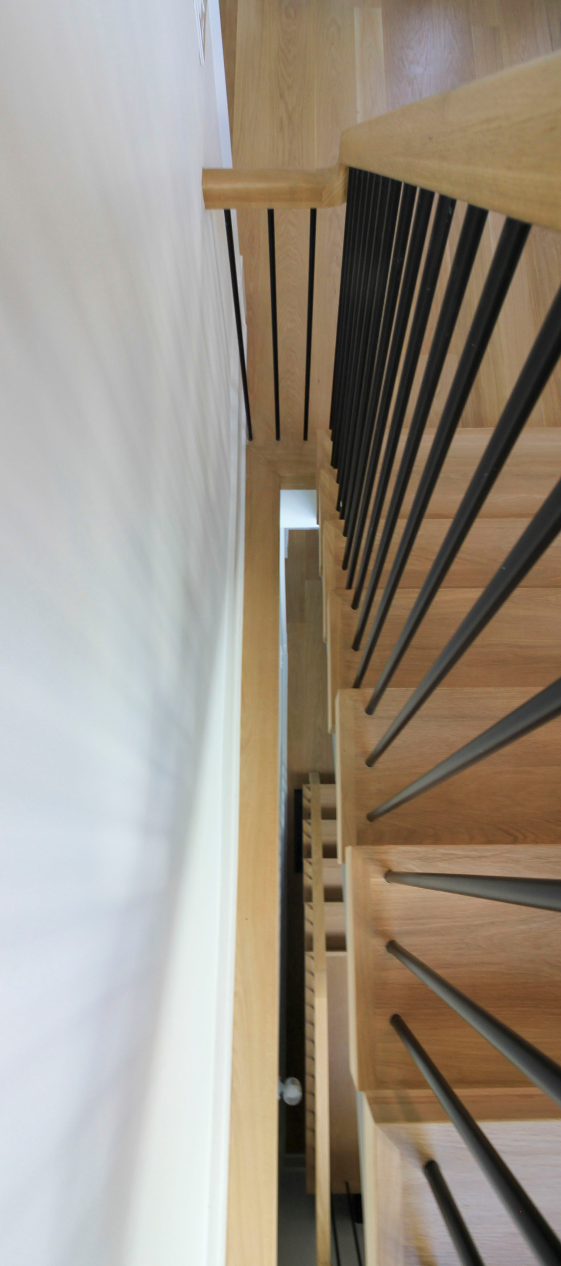 96_Dramatic cantilevered no-riser staircase, Bethesda, MD 20814