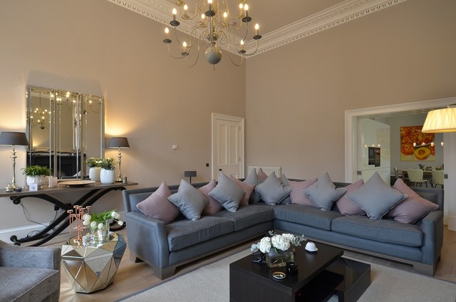 Arcadia Interiors - West End Flat, Edinburgh traditional-living-room