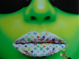 Luxury Brand Lips Artwork - Andrew Martin Louis Vuitton Purple