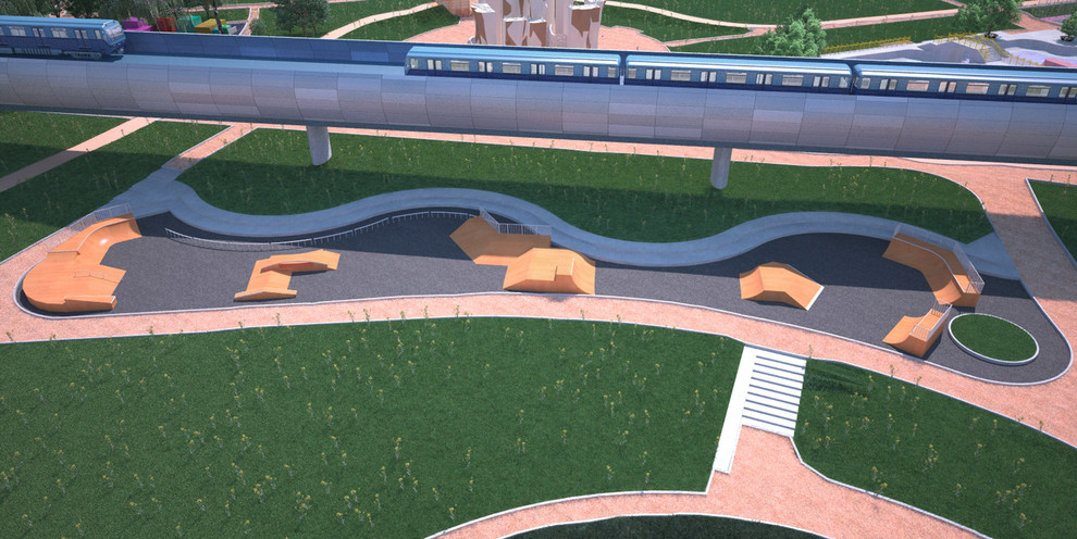 детский скейтпарк