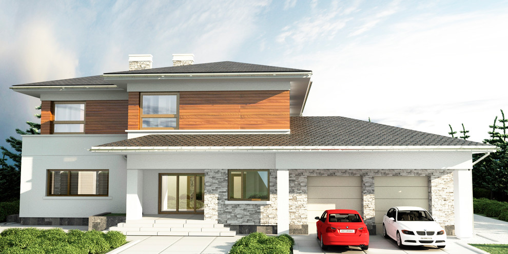 Проект дома в современном стиле