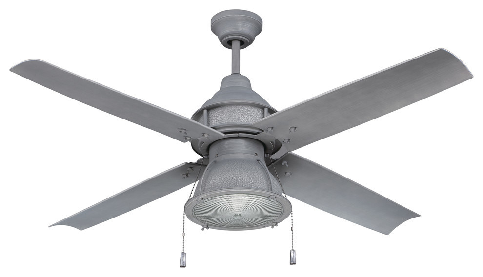 Ceiling Fan Kit With Blades Included - Aged Galvanized - 52"
