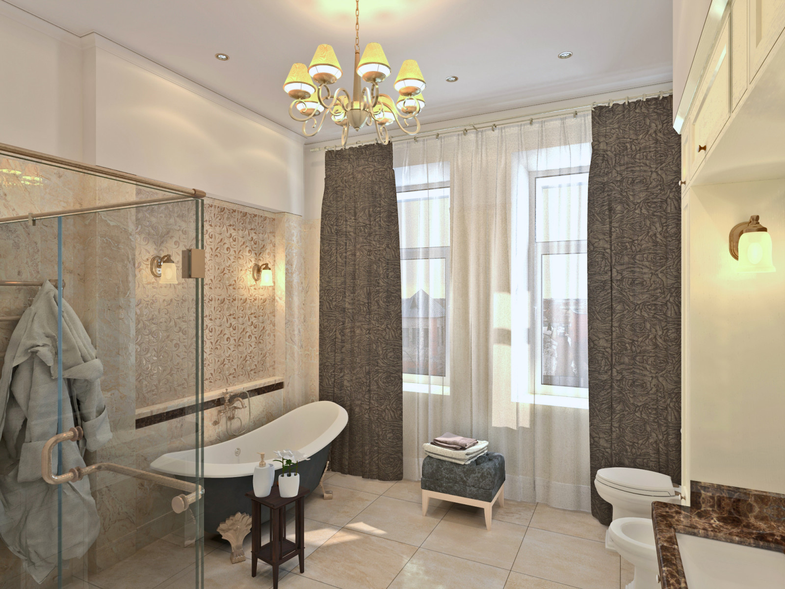 Ванная 2 этажа