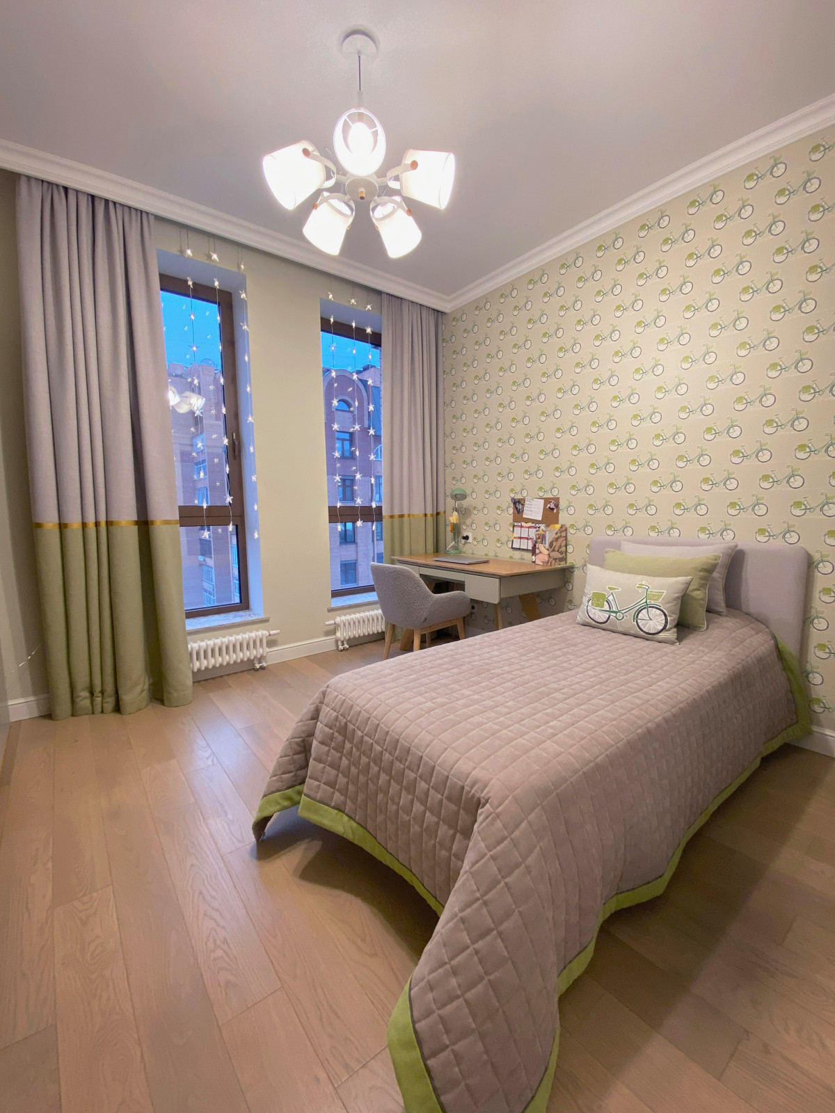 Тектильное оформление на Тихвинской улице