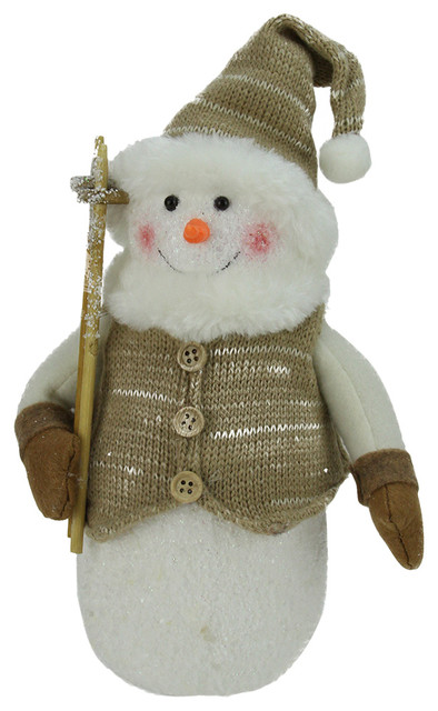 Alpine Snowman Christmas Decoration Contemporary Christmas
