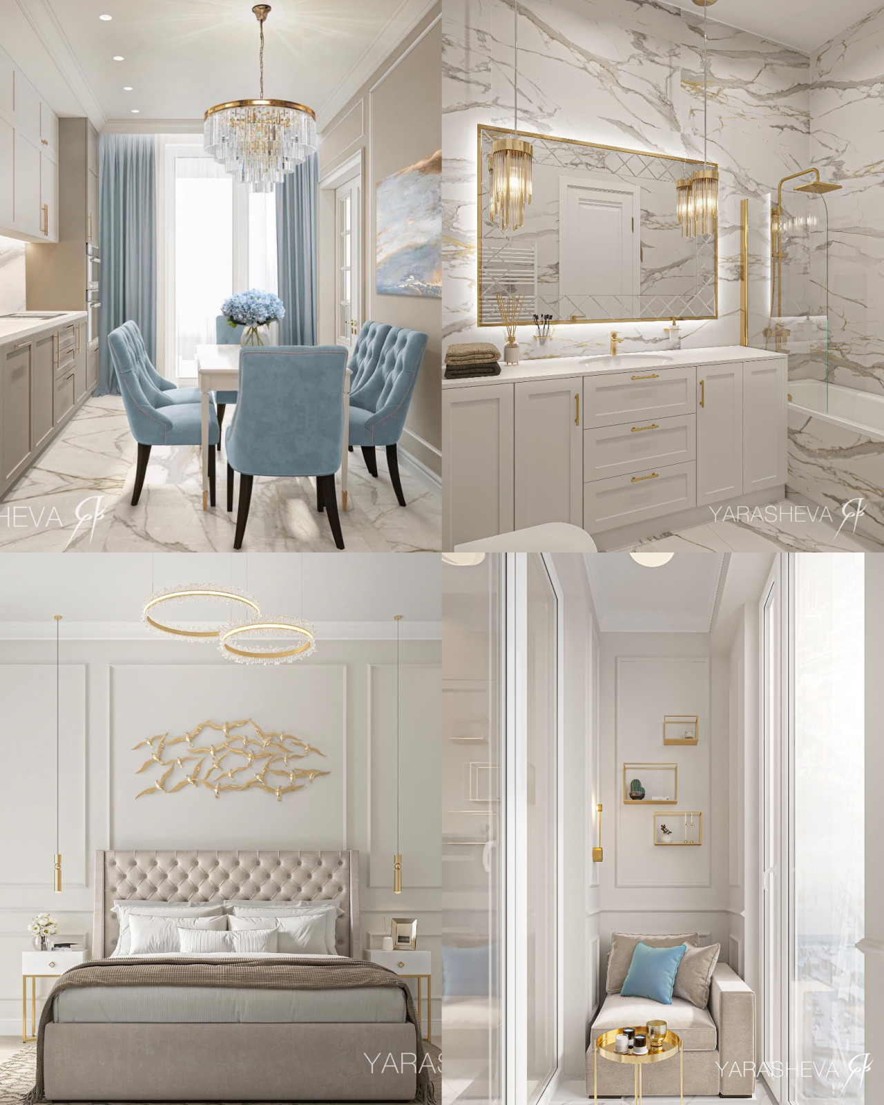 Дизайн - проект квартиры в ЖК Зорге 9